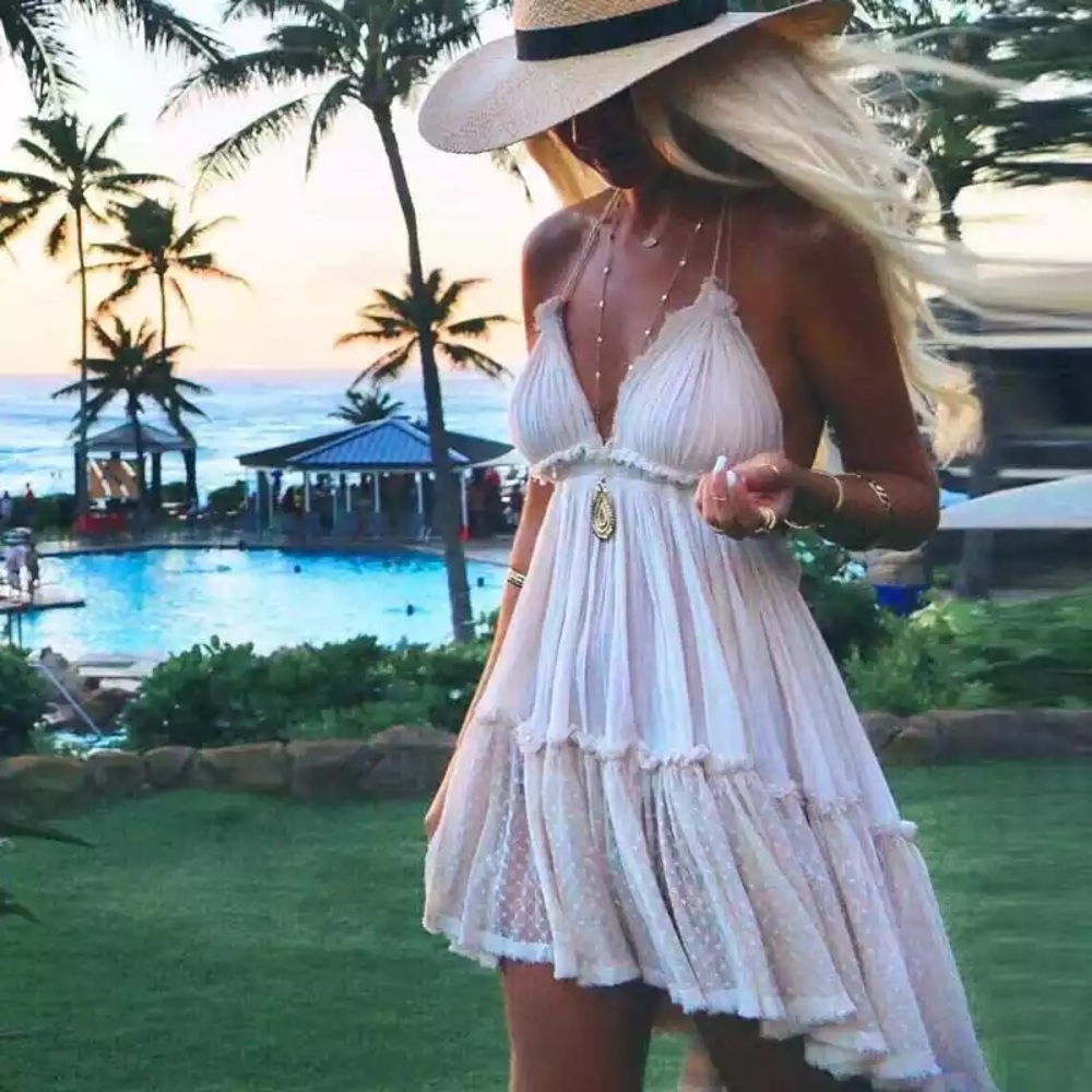 New Bohemian Hippie Chic Dress - Picture 3 of 17